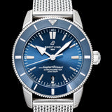 Breitling Superocean Heritage B20 Automatic 44 Blue Dial Silver Mesh Bracelet Watch for Men - AB2030161C1A1 Buy Now By Breitling