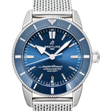 Breitling Superocean Heritage B20 Automatic 44 Blue Dial Silver Mesh Bracelet Watch for Men - AB2030161C1A1 Buy Now By Breitling