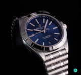 Breitling Chronomat Automatic 36 Blue Dial Silver Steel Strap Watch for Women - A10380101C1A1 Buy Now By Breitling