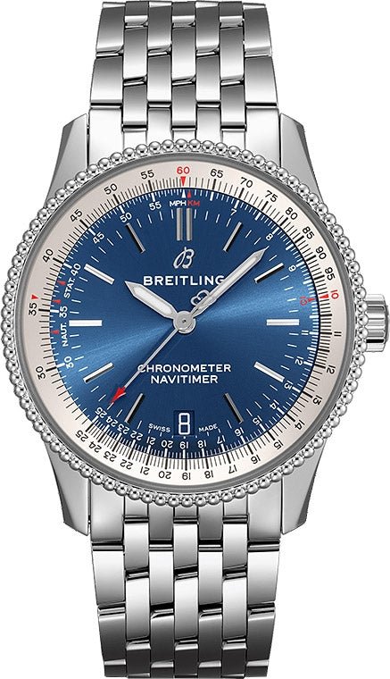 Breitling Navitimer Automatic 38mm Stainless Steel Blue Dial Mens Watch - A17325211C1A1 Buy Now By Breitling