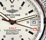 Breitling Colt 44mm Automatic Silver Dial Black Leather Mens Watch - A1731311/G820/428X Buy Now By Breitling