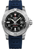 Breitling Avenger II Seawolf Stainless Steel 45mm Volcano Black Rubber Strap Mens Watch - A1733110/BC31/157S Buy Now By Breitling