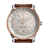 Breitling Navitimer Automatic 41mm White Dial Brown Leather Strap Mens Watch - U17326241G1P1 Buy Now By Breitling