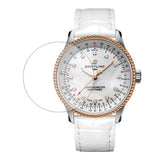 Breitling Navitimer Automatic 35 Mother of Pearl Dial White Leather Strap Watch for Women - U17395211A1P3 Buy Now By Breitling