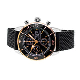 Breitling Superocean Heritage Chronograph 44 Black Dial Black Mesh Bracelet Watch for Men - U13313121B1S1 Buy Now By Breitling
