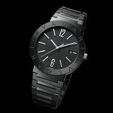 Bvlgari Bvlgari Lady Black Dial Black Steel Strap Watch for Women - BVLGARI103557 Buy Now By Bvlgari