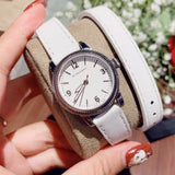 Burberry Utilitarian White Dial White Leather Strap Watch for Women - BU7846 Buy Now By Burberry