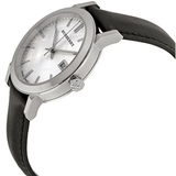 Burberry The City White Dial Black Leather Strap Watch for Men - BU9008 Buy Now By Burberry