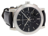 Burberry The City Grey Dial Black Leather Strap Watch for Men - BU9362 Buy Now By Burberry