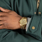 Gucci G Timeless Gold Dial Gold Steel Strap Unisex Watch - YA126461 Buy Now By Gucci