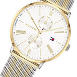 Tommy Hilfiger Jenna Quartz White Dial Two Tone Mesh Bracelet Watch for Women - 1782074 Buy Now By Tommy Hilfiger