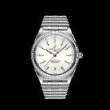 Breitling Chronomat Automatic 36 Diamonds White Dial Silver Steel Strap Watch for Women - A10380591A1A1 Buy Now By Breitling