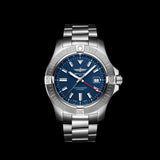 Breitling Avenger Automatic GMT 45 Blue Dial Silver Steel Strap Watch for Men - A32395101C1A1 Buy Now By Breitling