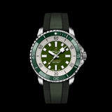 Breitling Superocean Automatic 44 Green Dial Green Rubber Strap Watch for Men - A17376A31L1S1 Buy Now By Breitling