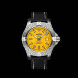 Breitling Avenger Automatic 45 Seawolf Yellow Dial Black Nylon Strap Watch for Men - A17319101I1X1 Buy Now By Breitling