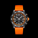 Breitling Endurance Pro Black Dial Orange Rubber Strap Watch for Men - X82310A51B1S1 Buy Now By Breitling