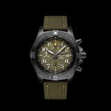 Breitling Avenger Chronograph 45mm Green Dial Green Nylon Strap Watch for Men - V13317101L1X1 Buy Now By Breitling