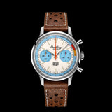 Breitling Top Time Deus Limited Edition White Dial Brown Leather Strap Watch for Men - A233112A1A1X1 Buy Now By Breitling