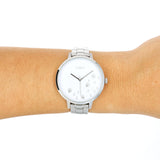 Fossil Jacqueline White Dial Silver Steel Strap Watch for Women - ES3969 Buy Now By Fossil