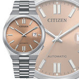Citizen x Pantone Automatic Warm Sand Dial Silver Steel Strap Watch For Men - NJ0158-89Y Buy Now By Citizen