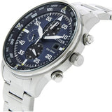 Citizen Eco Drive Chronograph Blue Dial Silver Stainless Steel Watch For Men - CA0690-88L Buy Now By Citizen