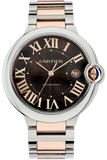 Cartier Ballon Bleu de Cartier Brown Dial Two Tone Steel Strap Watch for Men - W6920032 Buy Now By Cartier
