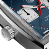 Tag Heuer Monaco Automatic Chronograph Blue Dial Black Leather Strap Watch for Men - CAW211P.FC6356 Buy Now By Tag Heuer
