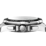 Tag Heuer Aquaracer Quartz Chronograph Black Dial Silver Steel Strap Watch for Men - CAY111A.BA0927 Buy Now By Tag Heuer