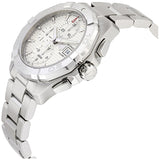 Tag Heuer Aquaracer Caliber 16 Automatic Chronograph White Dial Silver Steel Strap Watch for Men - CAY2111.BA0927 Buy Now By Tag Heuer