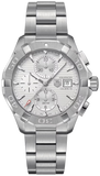 Tag Heuer Aquaracer Caliber 16 Automatic Chronograph White Dial Silver Steel Strap Watch for Men - CAY2111.BA0927 Buy Now By Tag Heuer