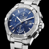 Tag Heuer Aquaracer Caliber 16 Automatic Chronograph Blue Dial Silver Steel Strap Watch for Men - CAY2112.BA0927 Buy Now By Tag Heuer