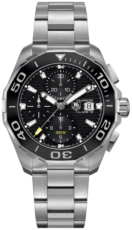 Tag Heuer Aquaracer Black Dial Watch for Men - CAY211A.BA0927 Buy Now By Tag Heuer