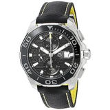 Tag Heuer Aquaracer Automatic Chronograph Black Dial Black Nylon Strap Watch for Men - CAY211A.FC6361 Buy Now By Tag Heuer