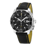 Tag Heuer Aquaracer Automatic Chronograph Black Dial Black Nylon Strap Watch for Men - CAY211A.FC6361 Buy Now By Tag Heuer