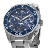 Tag Heuer Aquaracer Calibre 16 43mm Blue Dial Silver Steel Strap Watch for Men - CAY211B.BA0927 Buy Now By Tag Heuer