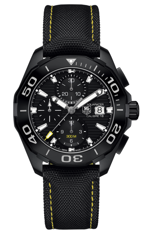 Tag Heuer Aquaracer PVD Black Dial Watch for Men - CAY218A.FC6361 Buy Now By Tag Heuer
