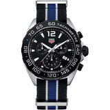 Tag Heuer Formula 1 Quartz Chronograph Black Dial Two Tone NATO Strap Watch for Men - CAZ1010.FC8197 Buy Now By Tag Heuer