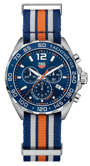 Tag Heuer Formula 1 Chronograph 43mm Blue Dial NATO Strap Watch for Men - CAZ1014.FC8196 Buy Now By Tag Heuer