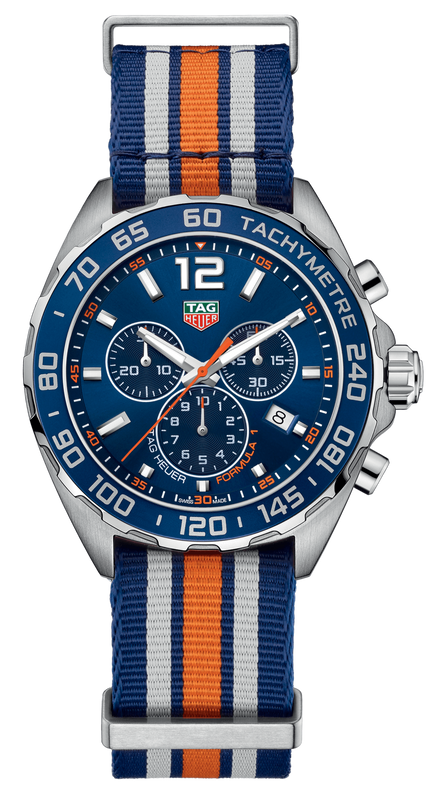 Tag Heuer Formula 1 Chronograph 43mm Blue Dial NATO Strap Watch for Men - CAZ1014.FC8196 Buy Now By Tag Heuer