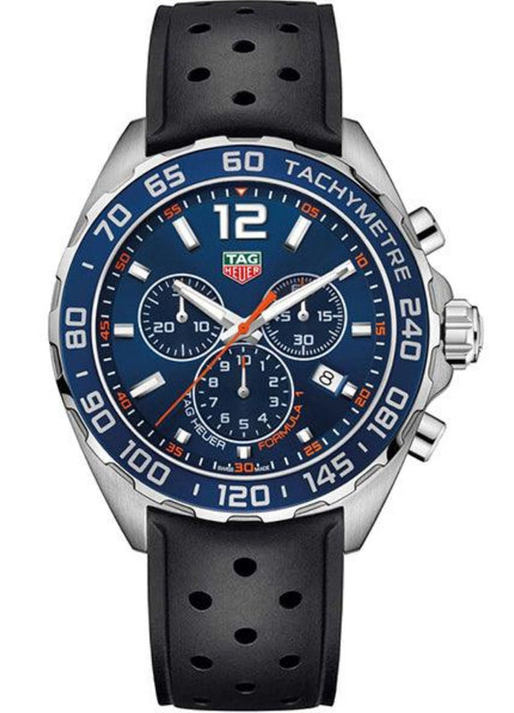 Tag Heuer Formula 1 Blue Dial Black Rubber Strap Watch for Men - CAZ1014.FT8024 Buy Now By Tag Heuer