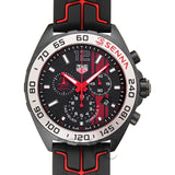 Tag Heuer Formula 1 Senna Special Edition Black Dial Two Tone Rubber Strap Watch for Men - WAZ1014.FT8027 Buy Now By Tag Heuer