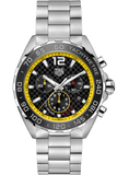 Tag Heuer Formula 1 Chronograph Black Dial Silver Steel Strap Watch for Men- CAZ101AC.BA0842 Buy Now By Tag Heuer