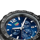 Tag Heuer Formula 1 Chronograph Blue Dial Blue Rubber Strap Watch for Men - CAZ101AV.FT8077 Buy Now By Tag Heuer