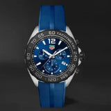 Tag Heuer Formula 1 Chronograph Blue Dial Blue Rubber Strap Watch for Men - CAZ101AV.FT8077 Buy Now By Tag Heuer