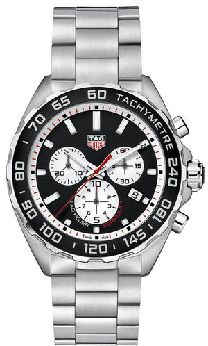 Tag Heuer Formula 1 Chronograph Black Dial Silver Steel Strap Watch for Men - CAZ101E.BA0842 Buy Now By Tag Heuer