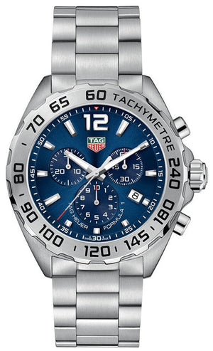 Tag Heuer Formula 1 Chronograph Blue Dial Silver Steel Strap Watch for Men - CAZ101K.BA0842 Buy Now By Tag Heuer