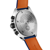 Tag Heuer Formula 1 Gulf Edition Blue Dial Blue Leather Strap Watch for Men - CAZ101N.FC8243 Buy Now By Tag Heuer