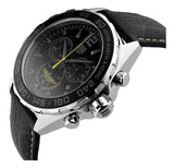 Tag Heuer Formula 1 Aston Martin Black Dial Black Leather Strap Watch for Men - CAZ101P.FC8245 Buy Now By Tag Heuer
