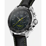 Tag Heuer Formula 1 Aston Martin Black Dial Black Leather Strap Watch for Men - CAZ101P.FC8245 Buy Now By Tag Heuer