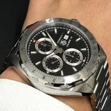 Tag Heuer Formula 1 Calibre 16 Automatic Chronograph Black Dial Silver Steel Strap Watch for Men - CAZ2010.BA0876 Buy Now By Tag Heuer